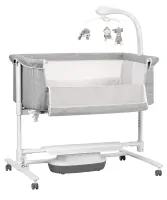 Приставная кроватка Carrello Bloom 3 в 1 Anchor Grey