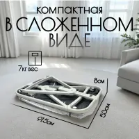 Приставная кроватка BubaGo Velina BG 182-1 Серый
