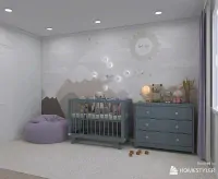 Комод Lillaland Wood Anna 3 ящика серый