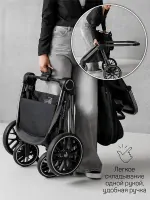 Коляска 2 в 1 AmaroBaby Genius Черный