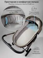 Коляска 2 в 1 AmaroBaby Genius Черный