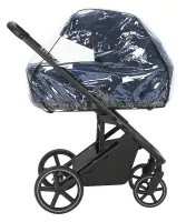 Коляска 3 в 1 CARRELLO Alfa 2026 Denim Blue + Автокресло Nova