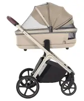 Коляска 3 в 1 CARRELLO Vector Seashell Beige + Автокресло Nova