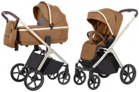 Коляска 3 в 1 CARRELLO Vector Coral Beige + Автокресло Vega