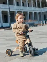 Беговел-трансформер Happy Baby Adventure beige bear
