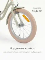 Велосипед детский 2-х колесный 16 Happy Baby Ringo light olive