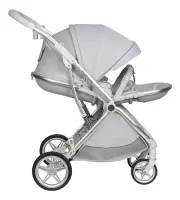 Коляска прогулочная Farfello Fest Lux Light Grey