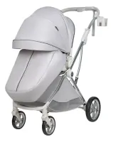 Коляска прогулочная Farfello Fest Lux Light Grey