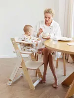 Стульчик для кормления Happy Baby Calmy молочный