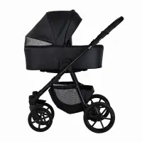 Коляска 2 в 1 Pituso Tossa Кожа/Black