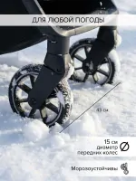 Прогулочная коляска Pituso ICE Black Арт IC-001