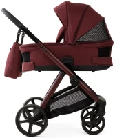 Коляска 2 в 1 Adamex Sigma Natura SI-18-RUBY (РУБИНОВЫЙ)