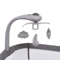 Приставная кроватка Peppy Sonno 2.0 (Grey) серый