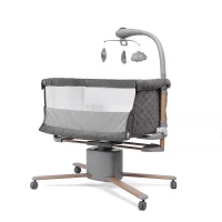 Приставная кроватка Peppy Sonno 2.0 (Grey) серый