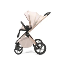 Коляска 2 В 1 Peppy Monaco Plus Beige (бежевый), рама беж, шлифованный