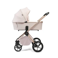 Коляска 2 В 1 Peppy Monaco Plus Beige (бежевый), рама беж, шлифованный