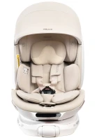 Автокресло Welldon SMARTURN AIR 0-25 i-Size 40-125см (Ivory) молочный