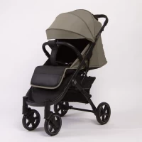 var-Прогулочная коляска Peppy Polo 2.0 черная рама sandstone