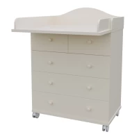 var-Комод Incanto CLASSIC 800 с откидным пеленальным столиком слоновая кость