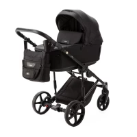 var-Коляска 2 в 1 Adamex ZICO NEW Черная Арт ZN-TK53