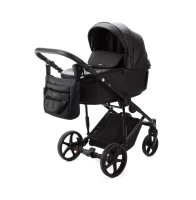 var-Коляска 2 в 1 Adamex ZICO NEW Deluxe Черная Арт ZN-SA2