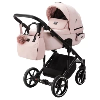 var-Коляска 2 в 1 Adamex LUMI LUX Светло-розовый