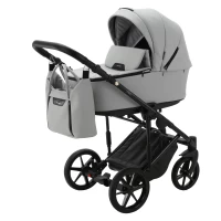 var-Коляска 2 в 1 Adamex ZICO Deluxe Светло - серая