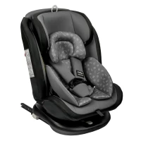 var-Автокресло Indigo ADVANCED Isofix 0-36 кг серый-черный