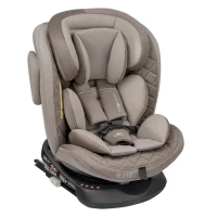 var-Автокресло INDIGO SMART Isofix 0-36 кг бежевый-коричневый
