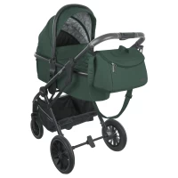 var-Коляска 3 в 1 Indigo CARRY зелёный