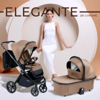 var-Коляска 2 в 1 Sweet Baby Elegante Chrome Brown