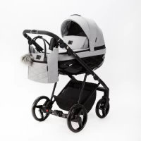 var-Коляска 2 в 1 Adamex  Quantum  TIPQ-TK10  Светло-серый