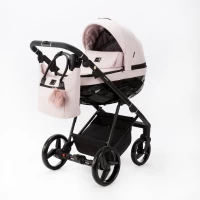 var-Коляска 2 в 1 Adamex  Quantum  TIP Q-TK23  Светло-розовый