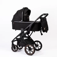 var-Коляска 2 в 1 Peppy Tecla Rose Black