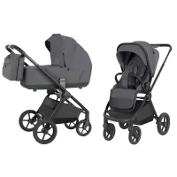 var-Коляска 2 в 1 CARRELLO Epica 2026 Space Black Арт 8510
