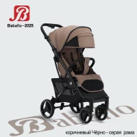 var-Прогулочная коляска Baballo Future 2025 Коричневый черная рама