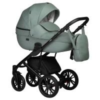 var-Коляска 2в1 Indigo MIO ECO 03 шалфей кожа