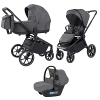 var-Коляска 3 в 1 CARRELLO Epica 2025 Iron Grey Арт 8511