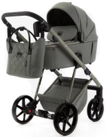 var-Коляска 2 в 1 Adamex Delta NATURA DN-7-SALVIA