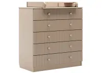 var-Комод Antemi Fred c пеленальным столиком НиК 70 Капучино