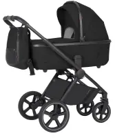 var-Коляска 3 В 1 CARRELLO Ultimo Black Sable Black Арт 6538
