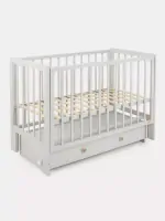var-Детская кроватка RANT INDY BOX маятник ящик Crystal beige Арт 780