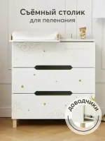 var-Комод Happy Baby Fioki молочный