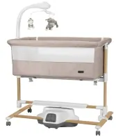 var-Приставная кроватка Carrello Bloom Wooden Cream Beige