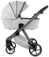 var-Коляска 2 в 1 Pituso Sole Leather Island Stone