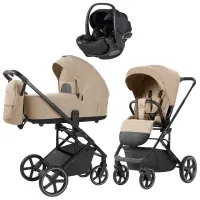 var-Коляска 3 в 1 CARRELLO Alfa 2026 Natural Beige + Автокресло Vega