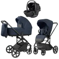 var-Коляска 3 в 1 CARRELLO Alfa 2026 Denim Blue + Автокресло Vega