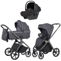 var-Коляска 3 в 1 CARRELLO Vector Landscape Grey + Автокресло Nova