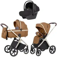 var-Коляска 3 в 1 CARRELLO Vector Coral Beige + Автокресло Nova