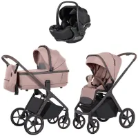 var-Коляска 3 в 1 CARRELLO Vector Cupcake Beige + Автокресло Vega